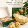 bánh su sầu riêng nguyên chất, thơm béo, ăn là ghiền