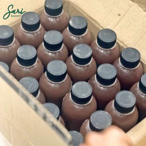Nước đậu đen xanh lòng rang đóng chai số lượng lớn tại Sari Bakery TP.HCM