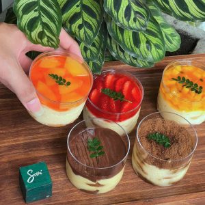 Các vị tiramisu cup lạnh tại Sari Bakery
