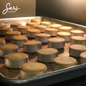 bánh dứa nướng khuôn tròn chuẩn form Sari Bakery