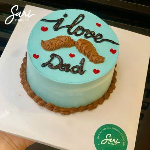 Bánh bento mini vẽ chữ I love dad – Sari Bakery Gò Vấp TP.HCM