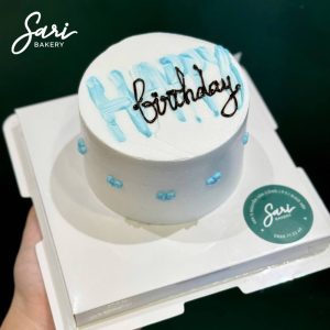 Bánh bento mini chữ Happy Birthday xanh dương – Sari Bakery Gò Vấp
