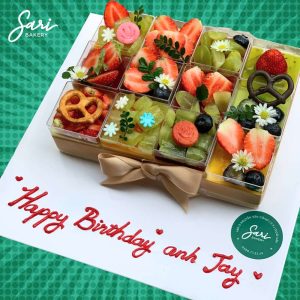 bánh lạnh panna cotta ly vuông set 12 ly Sari Bakery