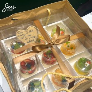 Set 9 panna cotta hũ tròn decor quà tặng cao cấp