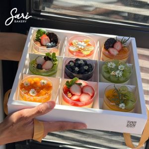 Bánh sinh nhật mini hũ tròn mix vị dành cho buổi họp mặt