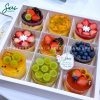 Set bánh sinh nhật hũ tròn mix vị được yêu thích tại Sari Bakery