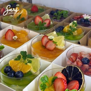 Bánh hũ tròn mix vị dùng cho sinh nhật và tiệc nhỏ