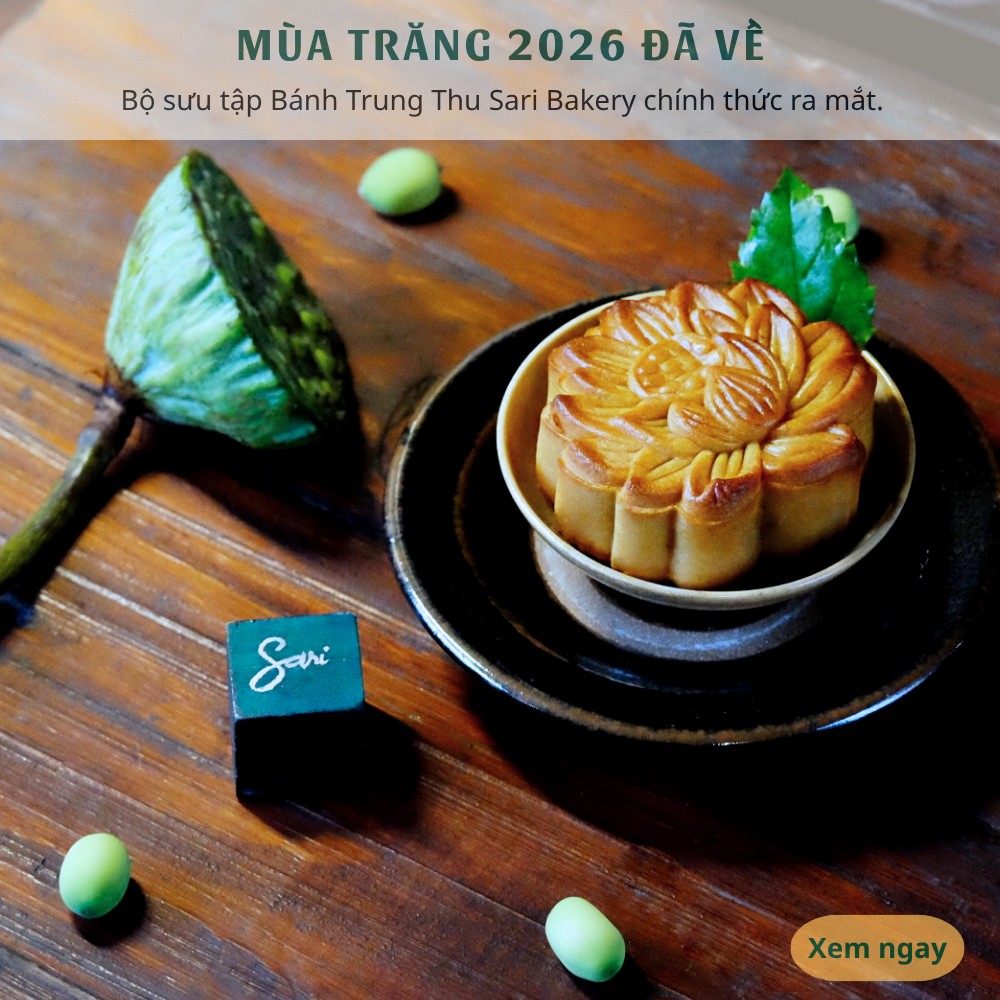 Bánh trung thu sari bakery 2026